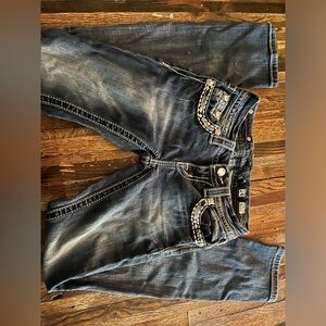 Miss Me Size 24 Embroidered and Embellished jeans